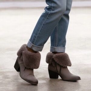 Luxe De Leon Tempest Ankle Leather Boot Size 11 NWOB